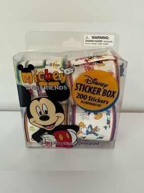 Box of Vintage Walt Disney Mickey & Friends Sticker
